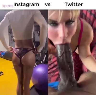 Instagram vs Twitter