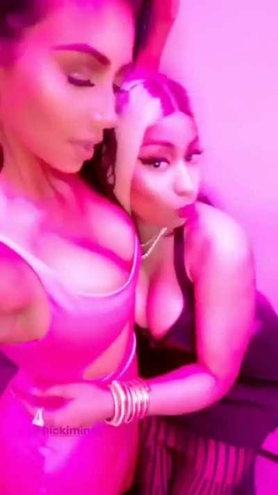 Nicki with Kim K