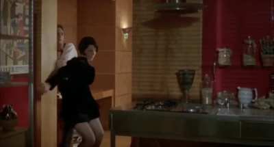 10 at night, there is no one left in the tower, except dad and son. Both of their wives call 