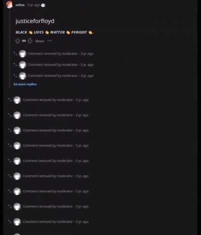 I’ve never seen a more thorough cleanse of a comment section before 💀