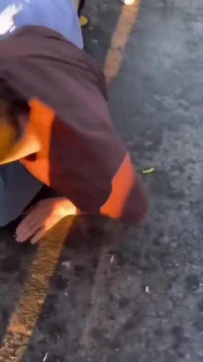 bro pulled an uzi from nowhere