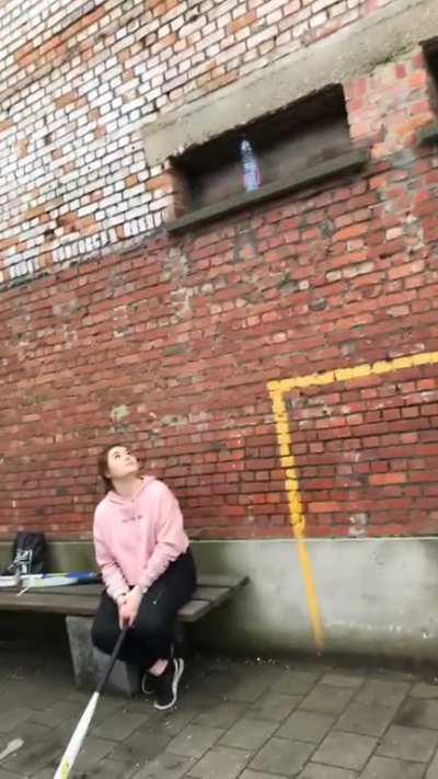 Bottle flip i guess ?