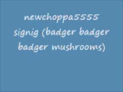 badge badger badegr badger badger badegr badger mushroo m