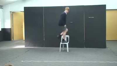 WCGW trying to climb the chair