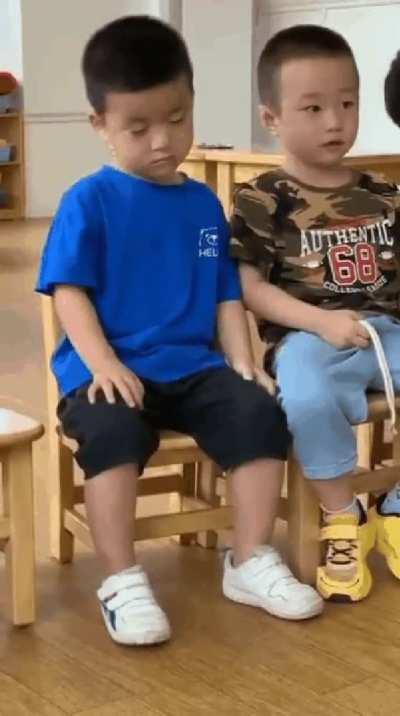 In my mind it was playing "You've got a friend in me" I got you