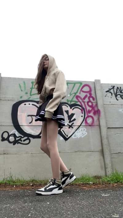 She gets out her girlcock