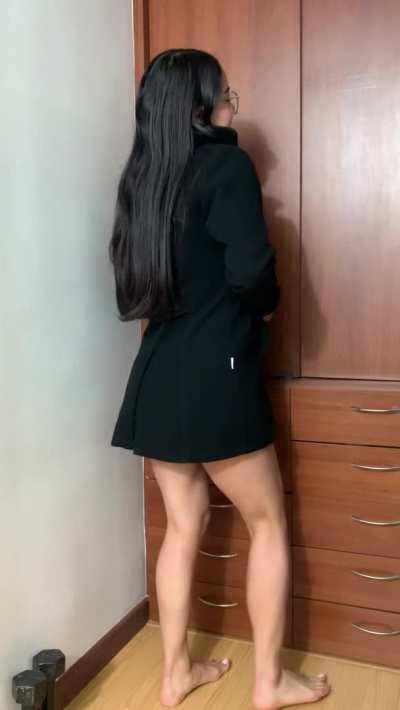 Big coats on a small girl… is that appreciated?