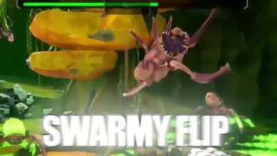 The swarmer that died a legend in his brief, painful life.