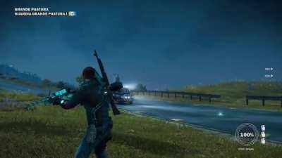 Weathercast didn‘t say that it‘ll be raining containers