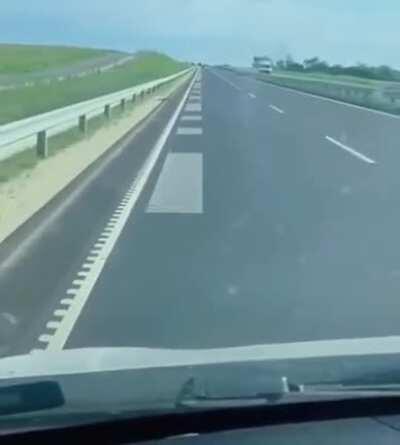 It plays a tune when you drive over it