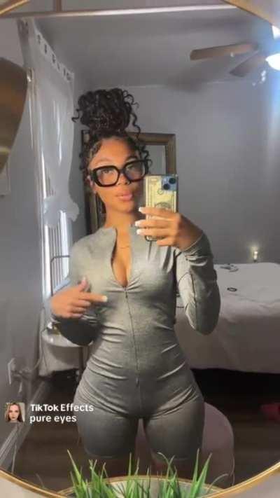 Because she's cute as hell🤤