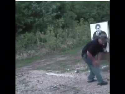 Quick Draw Mcgee shoots Himself in the leg