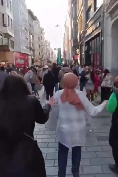 An explosion occurred on the pedestrian street Istiklal in Istanbul, Turkey. At least 11 people were injured, according to CNN news agency.