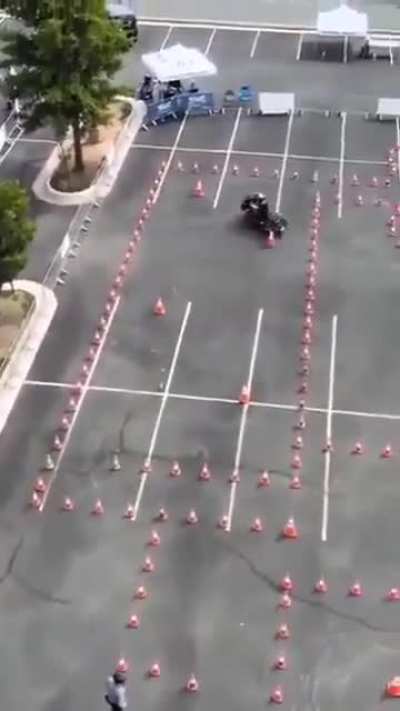 Impressive motorcycle skills