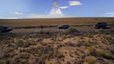 This makes me laugh so much, imagine him drivin around while blastin his own song