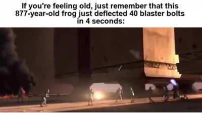 He's not using the force, he's just extremely high on ketamine