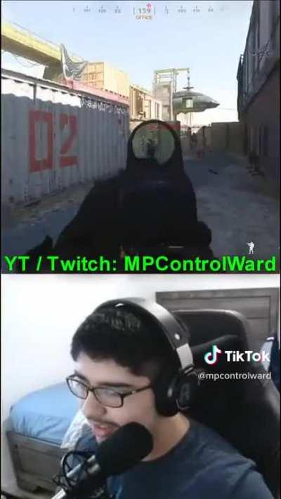 He must have a very nice gaming chair