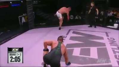 FED Shills online SLOW MOTIONING The Match between Wardlow and Haher to make AWE Look bad