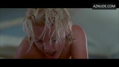 [Topless] Charlize Theron (19 years old) in her first film '2 Days in the Valley' (1996)