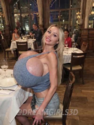 🔊 SOUND ON🔥 DINNER DATE WITH ME - Fall for my 8000cc Fake Tits