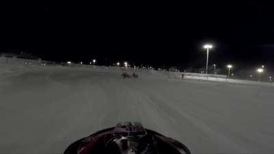 How to give away a podium and get it back in one lap