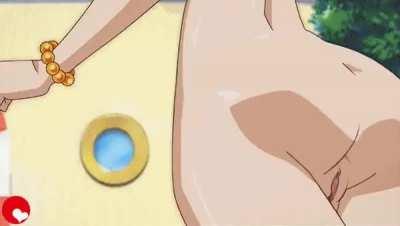 Nami & Robin playing Naked Volleyball!