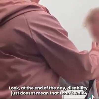 Disabled = Can't Walk