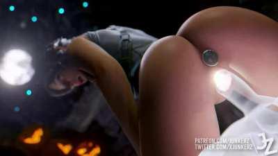 Lara and halloween Ritual (Junkerz )[ tomb raider ]