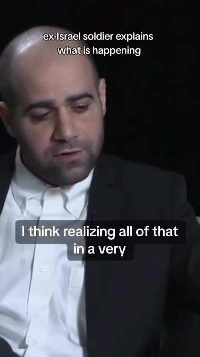 Listen to this Ex Israeli soldier explain how life is for Palestinians living under Israeli military occupation for the past 60 years. This is apartheid plain and simple.