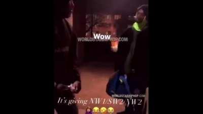 Oop, shut him up quick