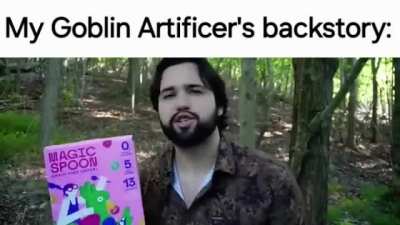 He had a very tragic upbringing...