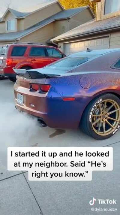 And then everybody started clapping.