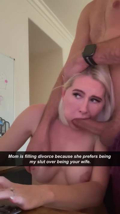 Mom is filing a divorce