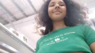 Wanna see more spicy public content? 👀 Sub to the OF or check out my MV in my bio 😊