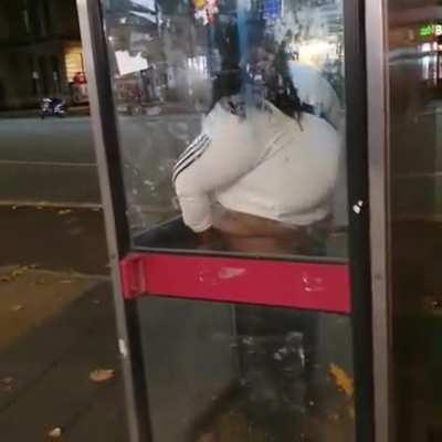 Thank God for cellphones....Never stepping in one of these public toilets again.