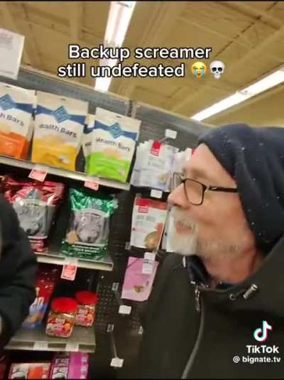 Annoying old worker for prank