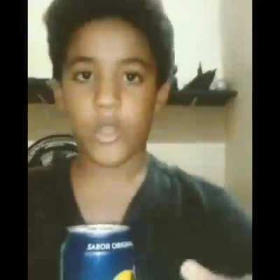 Como quebrar uma lata de Sprite