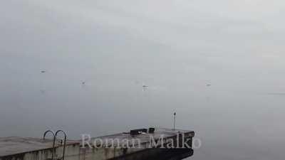 Near Kiev two Russia helicopters were shot down. The emotions of the Ukrainians are priceless.