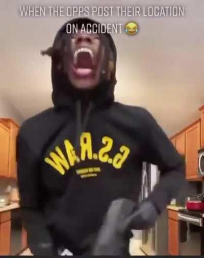 When the opps post their location on accident 😭🤣