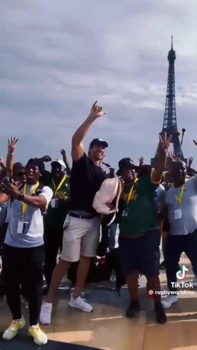 Eben and Snyman ran into South African fans