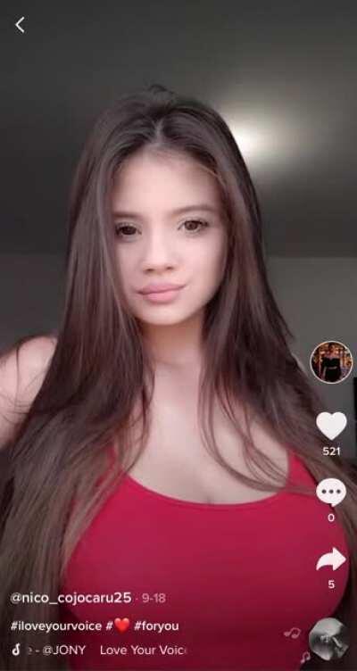 She's got the boobs, the hair, the lips... Baby, she's got it @nico_cojocaru25