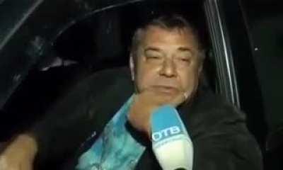 Слегка растерялся от внезапного интервью. Минута славы.