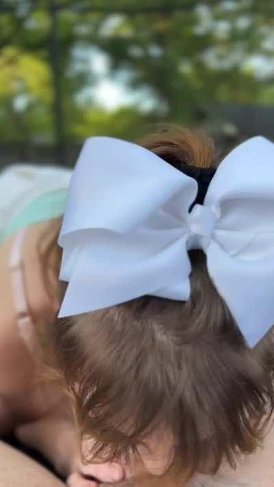 💖My Dad told me I couldn’t have any boys in the house he didn’t say anything about them being on the trampoline 😈🍆💦💖 rp