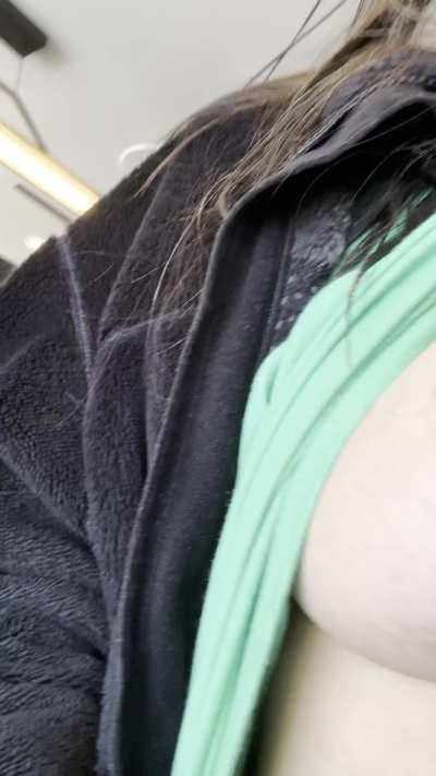 Checking the male - I mean mail - I mean my nipple while getting the mail