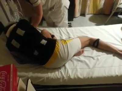 A Cluster Headache Attack. A condition where it feels like being stabbed in the eye by a hot knife. One of the most painful illnesses known to man.