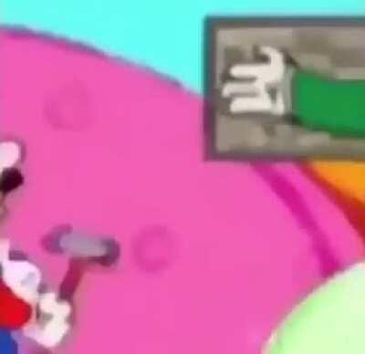 crucified Luigi