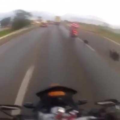 How the motorcycle keeps going