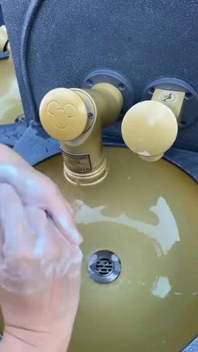 This Disney hand soap dispenser