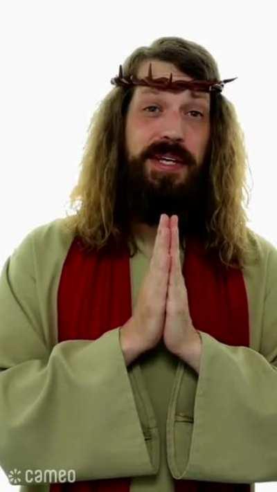 Jesus himself has resurrected to send thank you for Coco. Bless you and happy birthday.