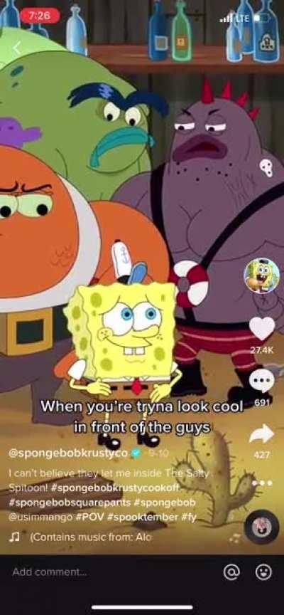 Hellll nawwwww, squiert bewb doin the dead tick rook treand